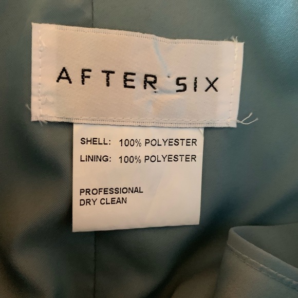 After Six Icelandic blue bridesmaids dress - Picture 6 of 7